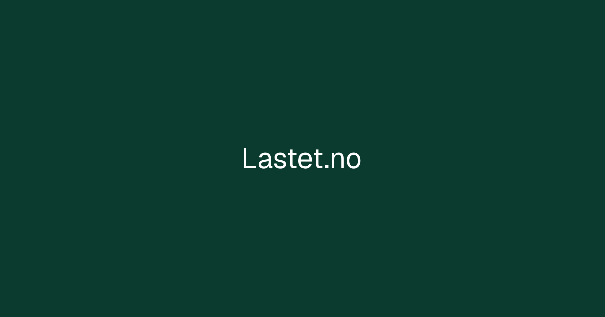 Lett lastebil – Steinkjer til Steinkjer | Lastet.no